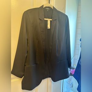 Express Silky Boyfriend Blazer NWT XL